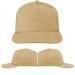 USA Made Khaki Low Crown 5 Panel Cap