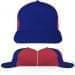 USA Made Royal Blue-Red Low Crown 5 Panel Cap