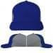 USA Made Royal Blue-Light Gray Low Crown 5 Panel Cap