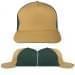 USA Made Khaki-Hunter Green Low Crown 5 Panel Cap