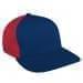 Navy Low Crown 5 Panel-Red Back Half