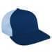 Navy Low Crown 5 Panel-Light Blue Back Half