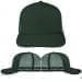 USA Made Hunter Green Low Crown 5 Panel Cap