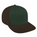 Hunter Green-Black Domestic Snapback 5 Panel 3Q Image