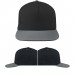 Dark Gray-Light Gray Domestic Velcro 5 Panel VIRTUAL Image