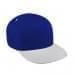 Royal Blue High Crown Trucker-White Visor, Eyelets