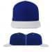 USA Made Royal Blue-White High Crown Trucker Cap