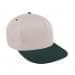Putty High Crown Trucker-Hunter Green Visor, Eyelets
