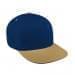 Navy High Crown Trucker-Khaki Visor, Eyelets