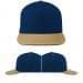 USA Made Navy-Khaki High Crown Trucker Cap