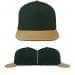 USA Made Hunter Green-Khaki High Crown Trucker Cap