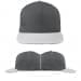 USA Made Light Gray-White High Crown Trucker Cap