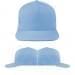 USA Made Light Blue High Crown Trucker Cap