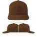 USA Made Brown High Crown Trucker Cap