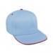 Light Blue High Crown Trucker-Red Sandwich, Eyelets