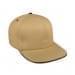 Khaki High Crown Trucker-Black Sandwich, Eyelets