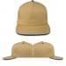 USA Made Khaki-Navy High Crown Trucker Cap