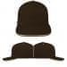 USA Made Black-Khaki High Crown Trucker Cap