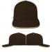 USA Made Black-Khaki High Crown Trucker Cap