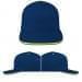 USA Made Navy-Safety Green High Crown Trucker Cap