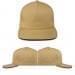 Khaki-Black Canvas Slide Buckle Trucker, Virtual Image