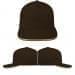 Black-Khaki Brushed Snapback Trucker, Virtual Image