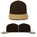 USA Made Black-Khaki High Crown Trucker Cap