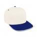 White High Crown Trucker-Royal Blue Visor, Eyelets