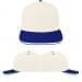 USA Made White-Royal Blue High Crown Trucker Cap