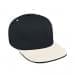 Dark Gray High Crown Trucker-White Visor, Eyelets