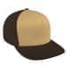 Khaki High Crown Trucker-Black Back Half, Visor