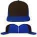 USA Made Black-Royal Blue High Crown Trucker Cap