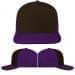 USA Made Black-Purple High Crown Trucker Cap