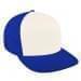 White High Crown Trucker-Royal Blue Back Half, Visor