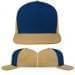 USA Made Navy-Khaki High Crown Trucker Cap