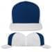 USA Made Navy-White High Crown Trucker Cap