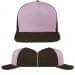 USA Made Pink-Black High Crown Trucker Cap