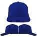 USA Made Royal Blue-Red High Crown Trucker Cap