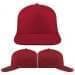 USA Made Red-Black High Crown Trucker Cap