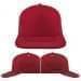 USA Made Red-White High Crown Trucker Cap