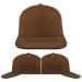 USA Made Brown-White High Crown Trucker Cap