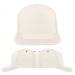 USA Made White-Red High Crown Trucker Cap