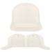 USA Made White-Khaki High Crown Trucker Cap