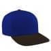Royal Blue High Crown Trucker-Black Button, Visor