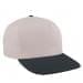 Putty High Crown Trucker-Dark Gray Button, Visor