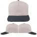 USA Made Putty-Dark Gray High Crown Trucker Cap