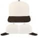 USA Made White-Black High Crown Trucker Cap