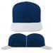 USA Made Navy-White High Crown Trucker Cap