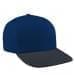 Navy High Crown Trucker-Dark Gray Button, Visor