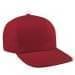 Red High Crown Trucker